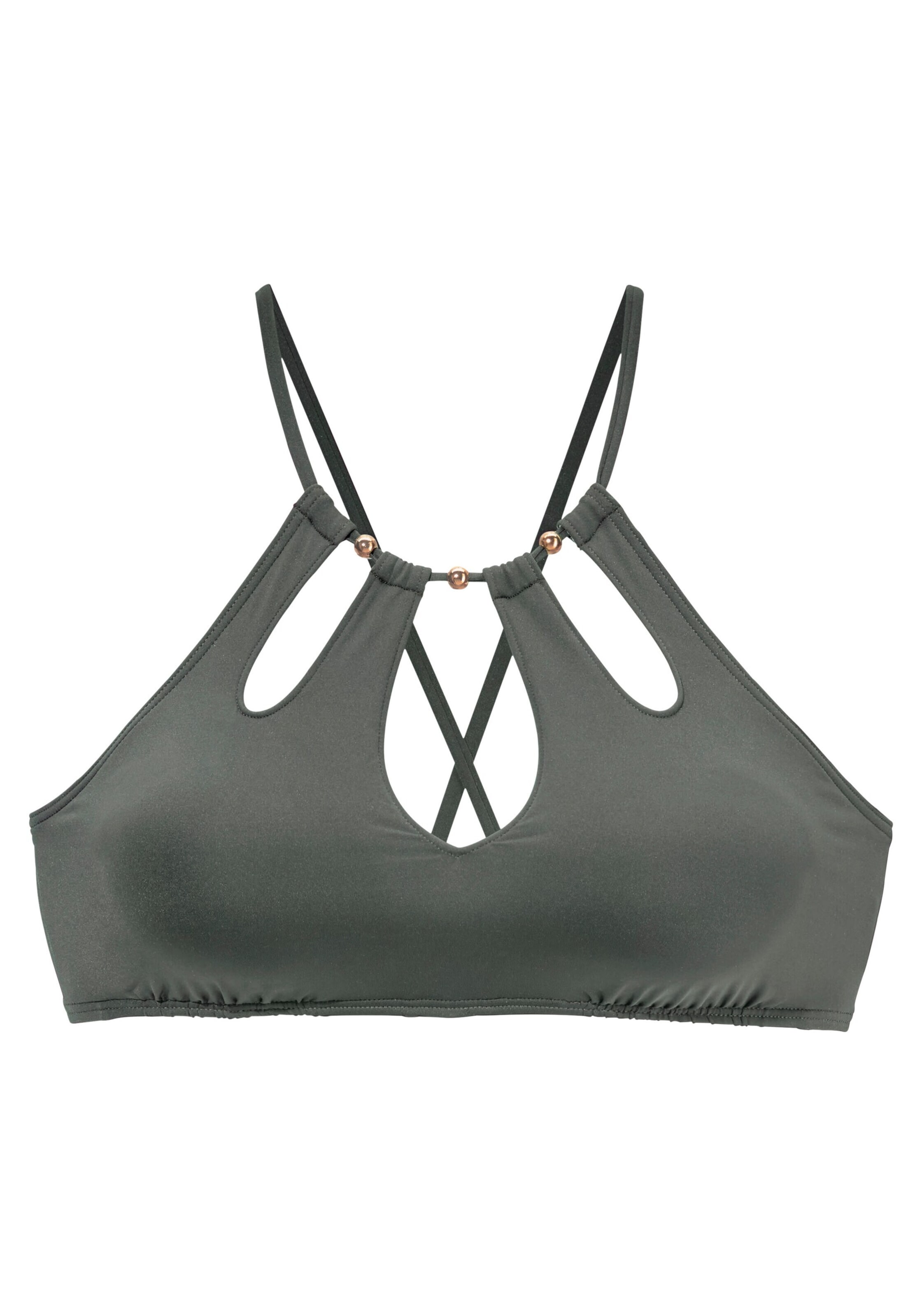 Hauts de bikini 'Italy' LASCANA en vert : devant