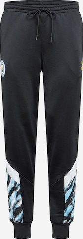 PUMA Tapered Workout Pants in Black: front