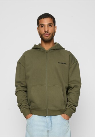 9N1M SENSE Sweat jacket in Green: front