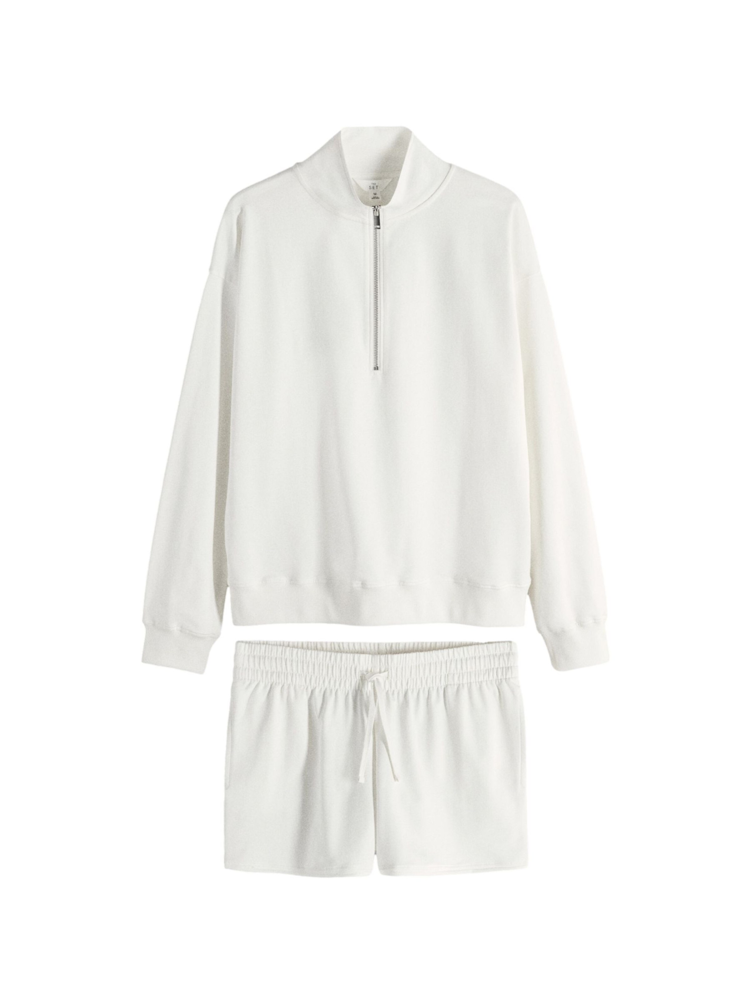 Tenue d'intérieur The Set en blanc : devant