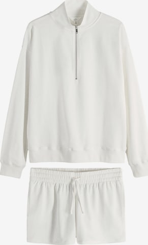 The Set Joggingpak in Wit: voorkant