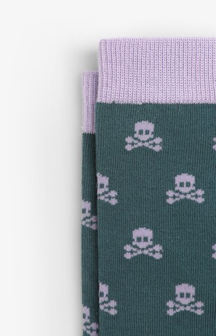 Scalpers Sokken 'Skull' in Groen