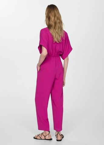 MANGO Jumpsuit 'Belice' in Pink