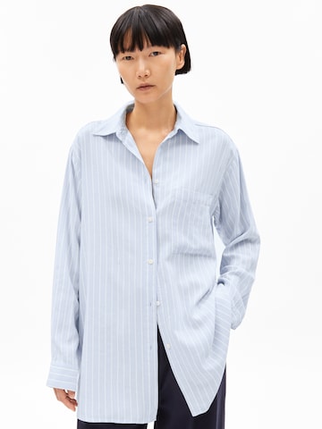 ARMEDANGELS Blouse 'Maalgaa' in Blue: front