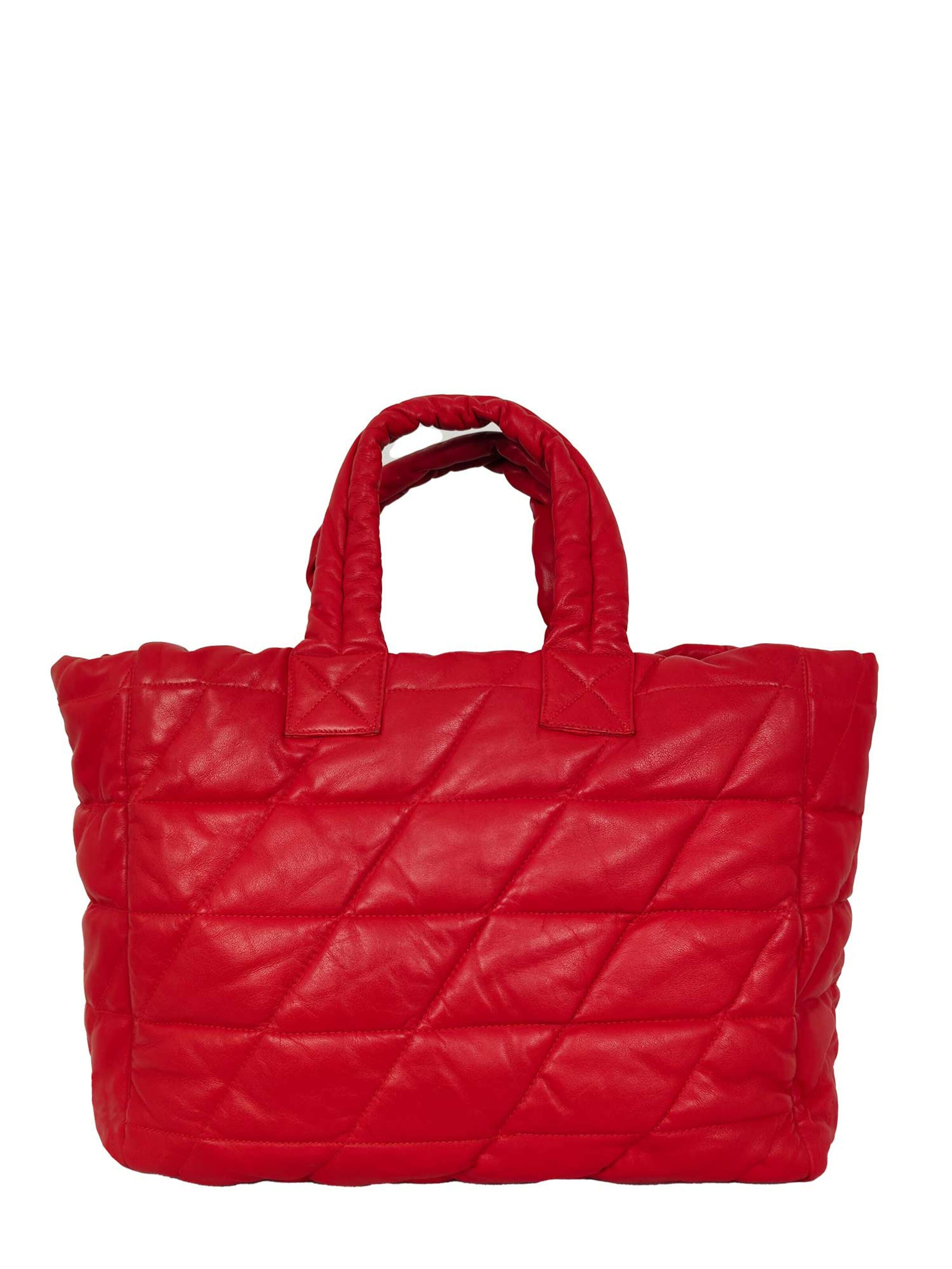 Lederjacken24 Shopper 'Sorala' in Red