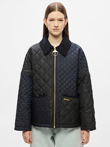 Barbour Φθινοπωρινό και ανοιξιάτικο μπουφάν 'Danby' σε μπλε: μπροστά