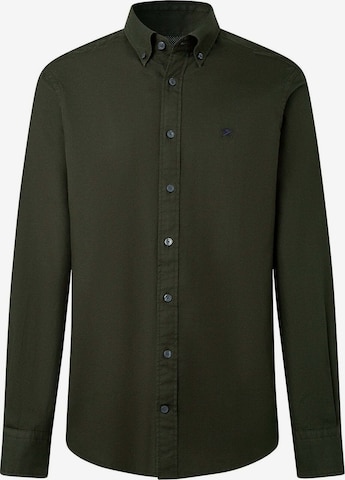 Camicia 'Oxford' di Hackett London in verde: frontale
