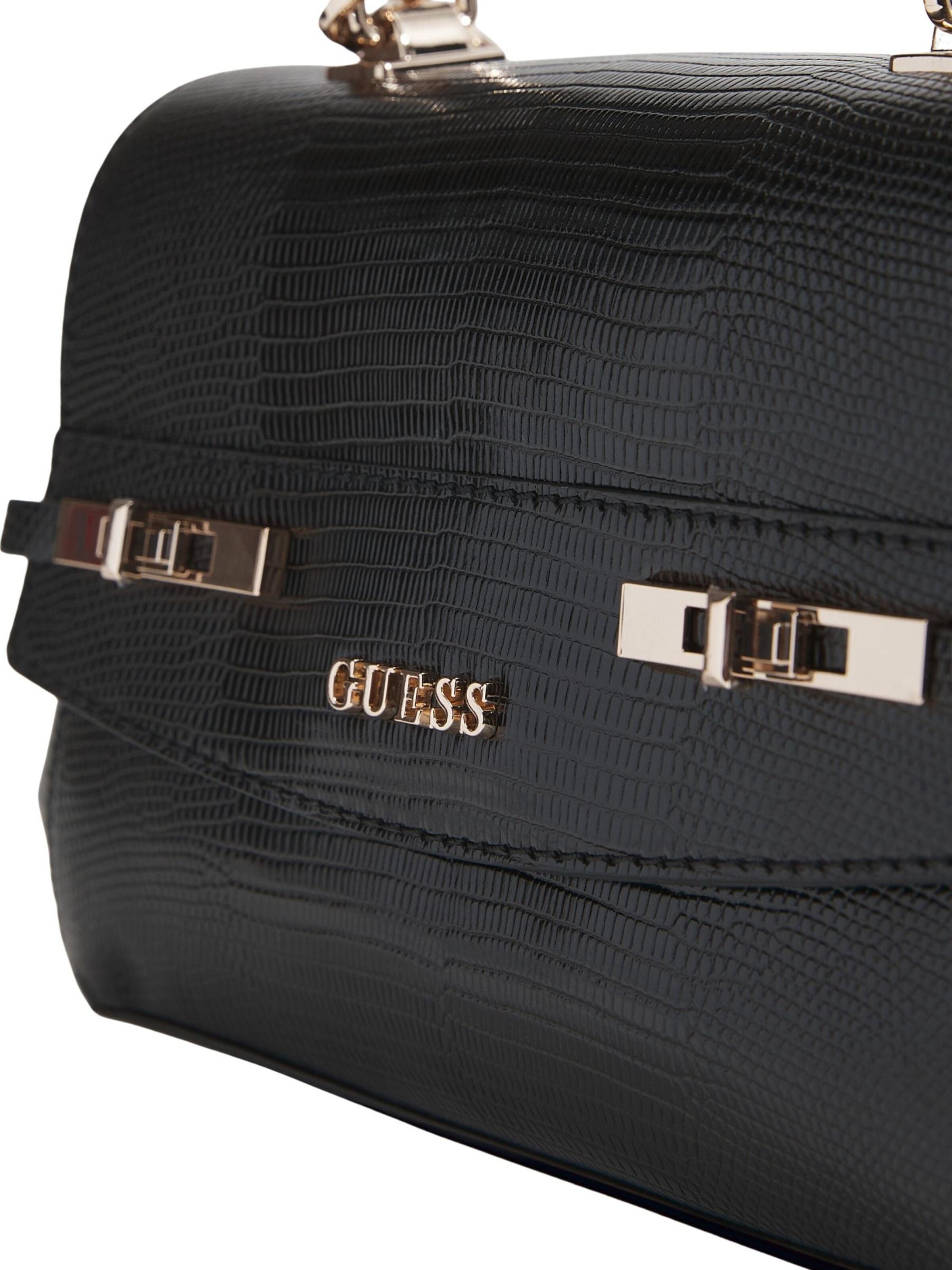 Sac à bandoulière 'Guess Sac Bandoulière Melinda Triple Comp Black' GUESS en noir