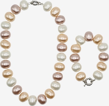 COLLEZIONE ALESSANDRO Jewelry Set 'Annabella' in Pink: front