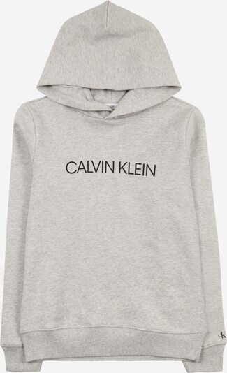 Calvin Klein Jeans Sweatshirt in graumeliert / schwarz, Produktansicht