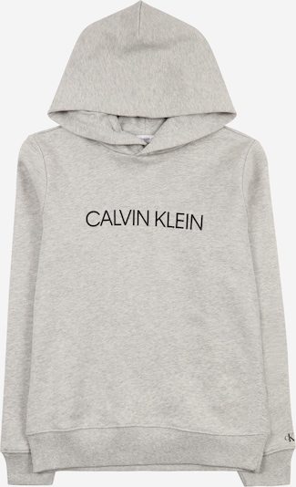 Calvin Klein Jeans Sweatshirt i gråmelert / svart, Produktvisning