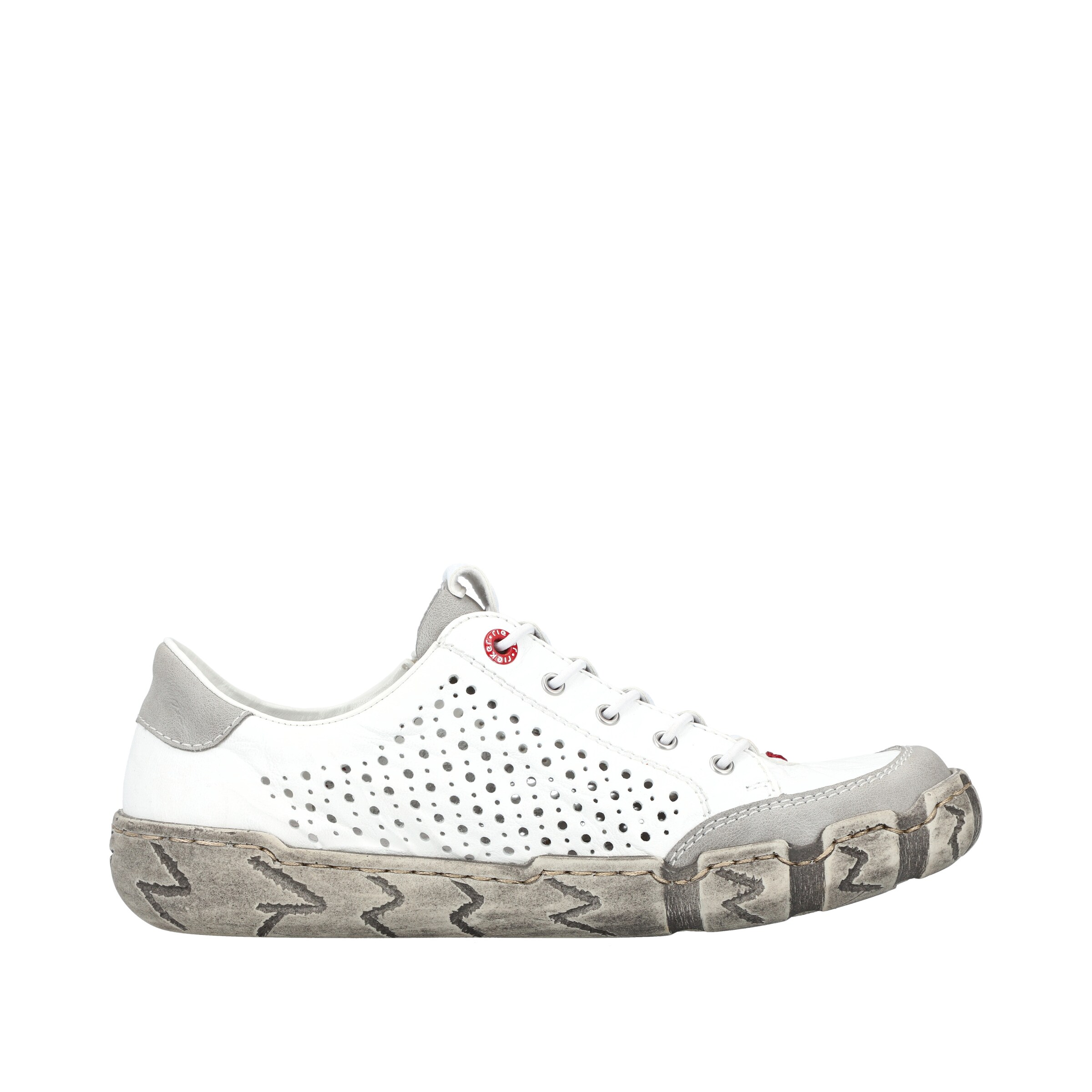 Rieker Athletic lace-up shoe in White