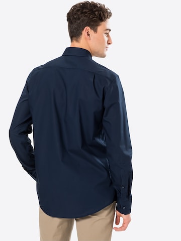 SEIDENSTICKER - Regular Fit Camisa clássica 'Modern' em azul
