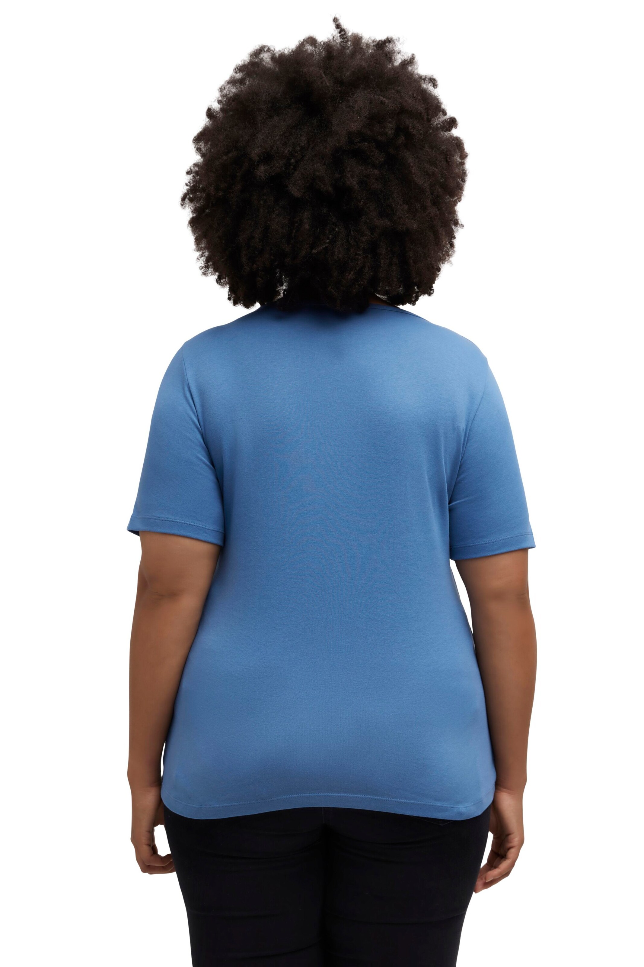 Ulla Popken Shirt in Blau