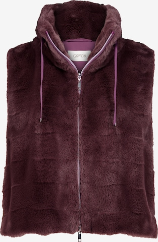 Cartoon Bodywarmer in Lila: voorkant