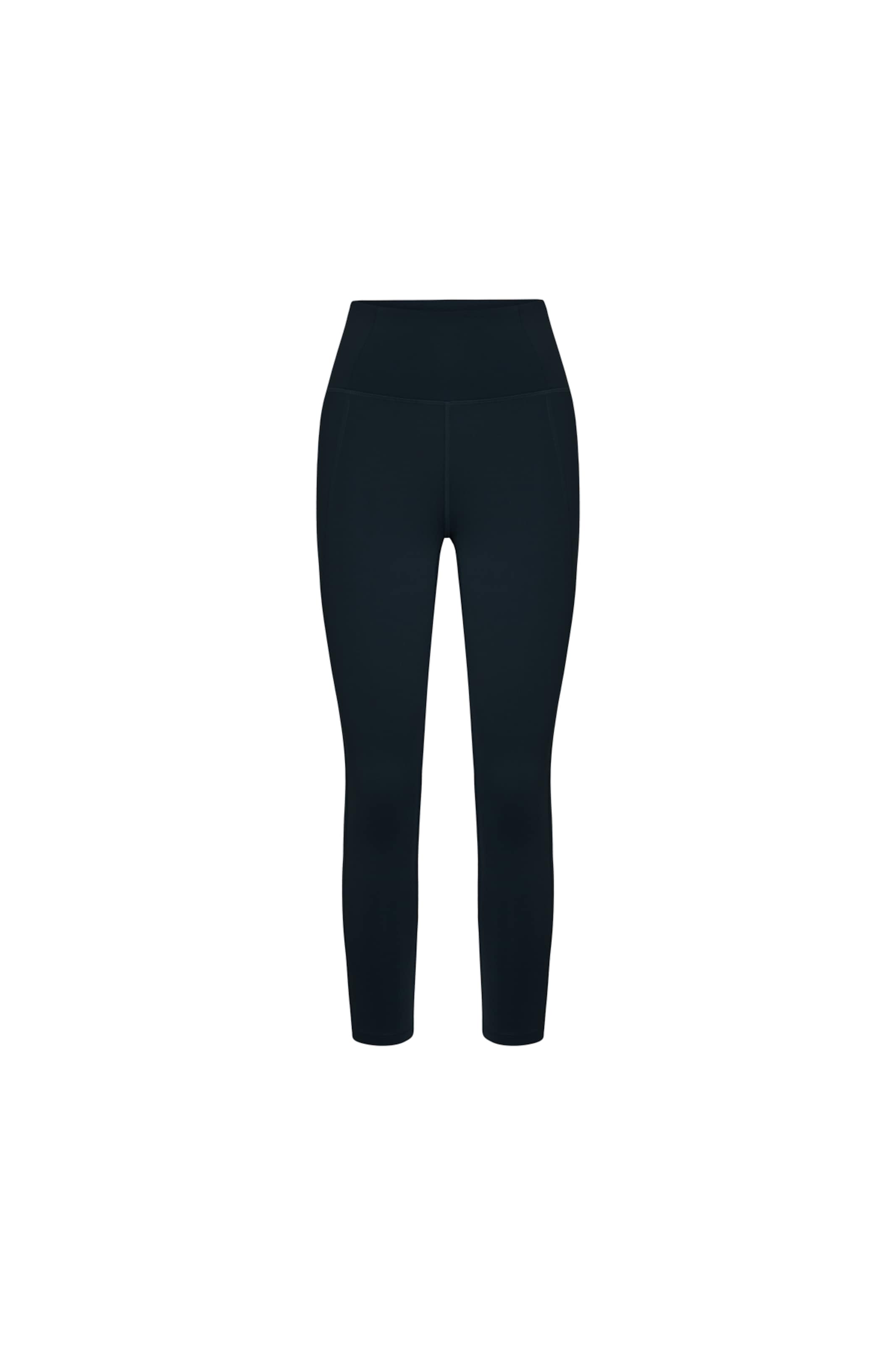 Girlfriend Collective Skinny Leggings in Black: front