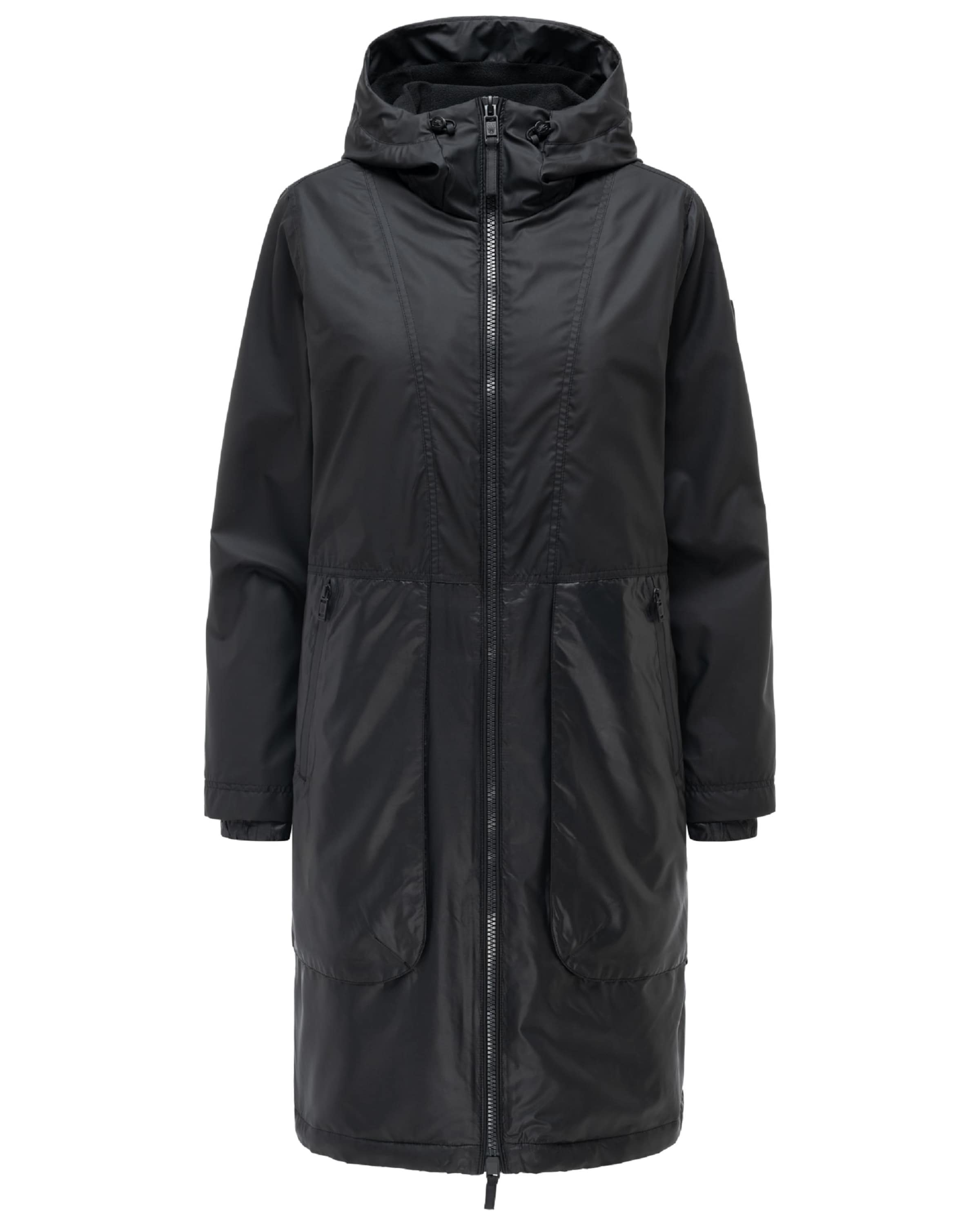 Manteau mi-saison 'Edelumhang 14' NAVAHOO en noir : devant