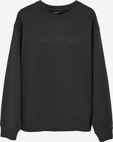 Polo Club Sweatshirt in Schwarz: Vorderseite