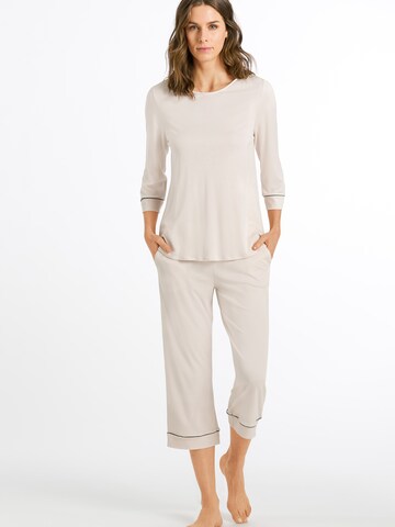 Hanro 3/4 Arm Pyjama ' Natural Comfort ' in Pink: predná strana