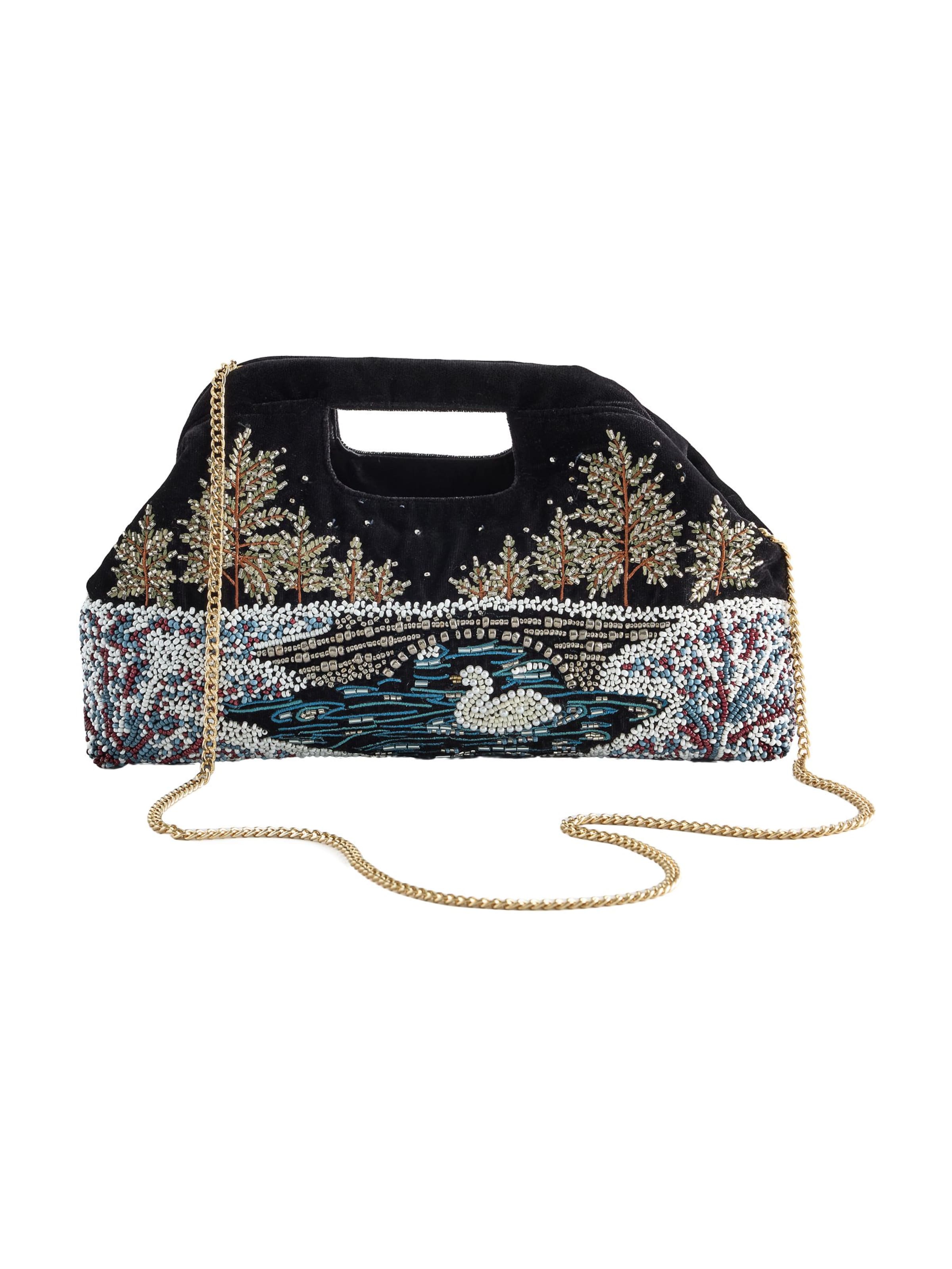 Next - Bolso de noche en azul: frente
