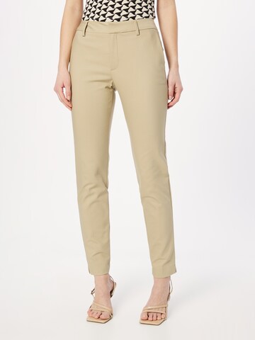 Slimfit Pantaloni con pieghe di MOS MOSH in beige: frontale