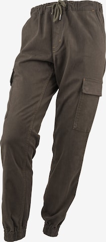 FORSBERG Tapered Cargohose in Grün: predná strana