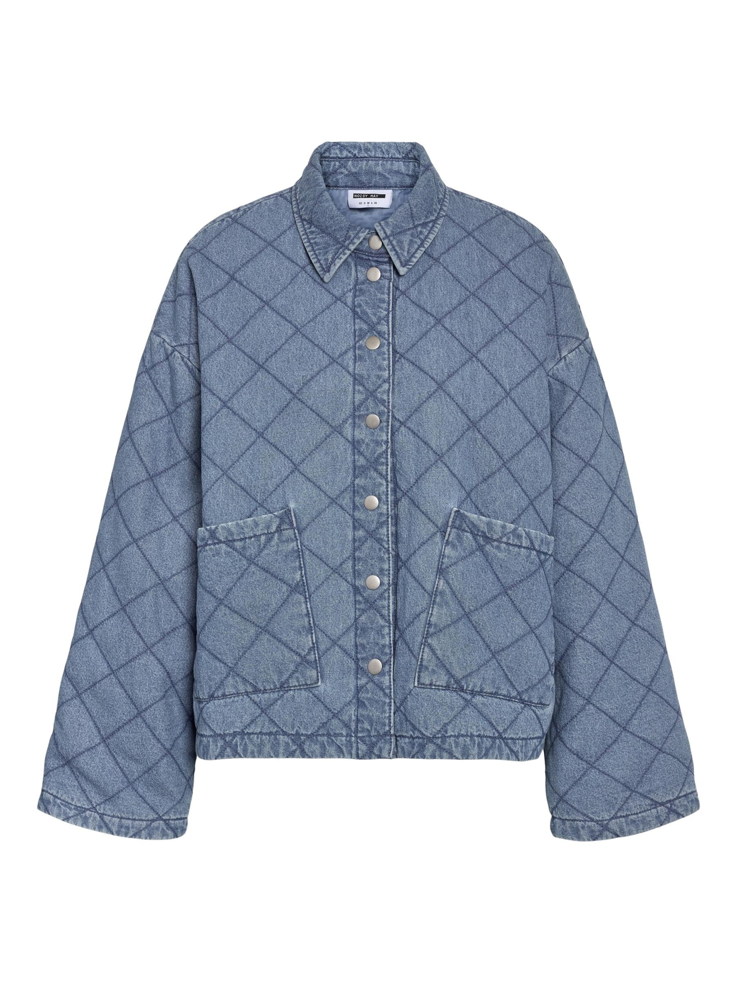 Veste mi-saison Noisy may en bleu : devant