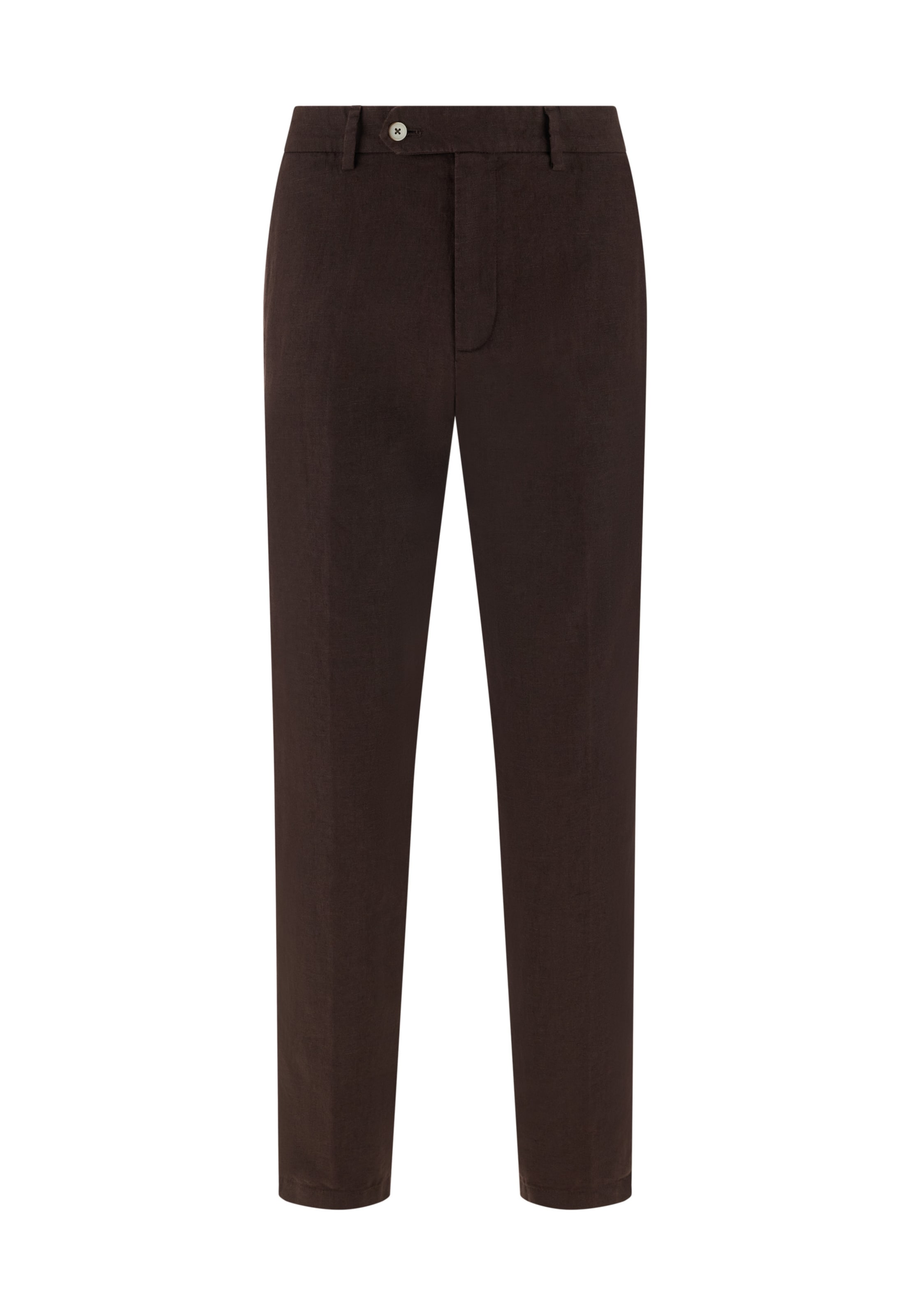 Boggi Milano Slimfit Chino in Bruin: voorkant