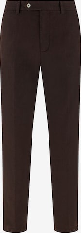 Boggi Milano Slimfit Hose in Braun: Vorderseite