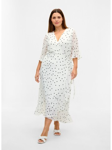 Zizzi Dress 'Elavrin' in White: front