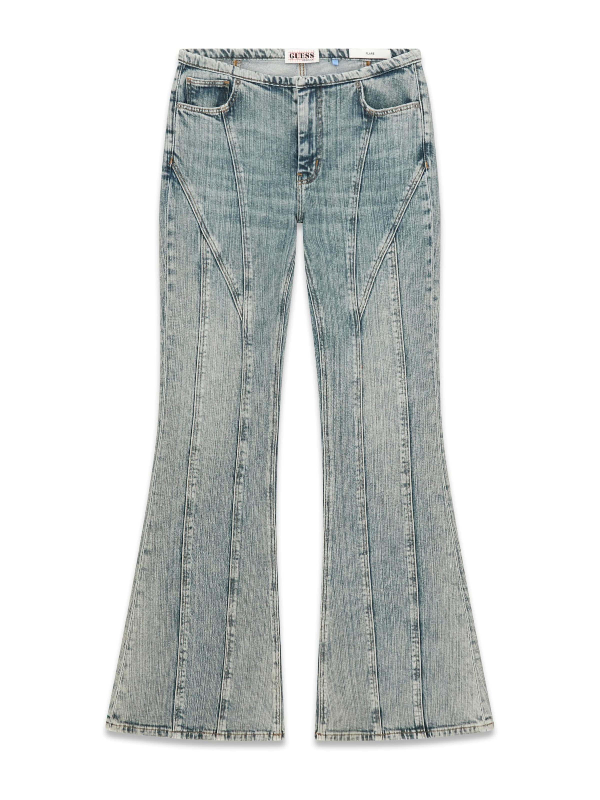 GUESS Originals Flared Jeans 'GO' in Blue: front