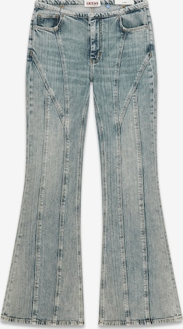 évasé Jean 'GO' GUESS Originals en bleu : devant