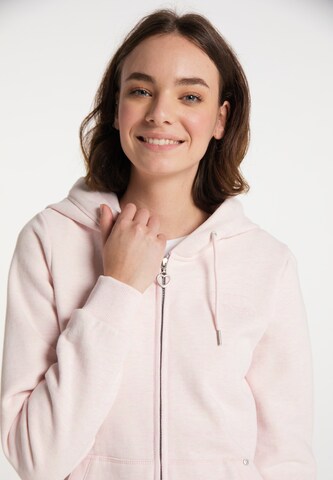 MYMO Zip-Up Hoodie in Pink