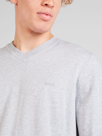 BOSS Black Sweater 'Pacello' in Grey