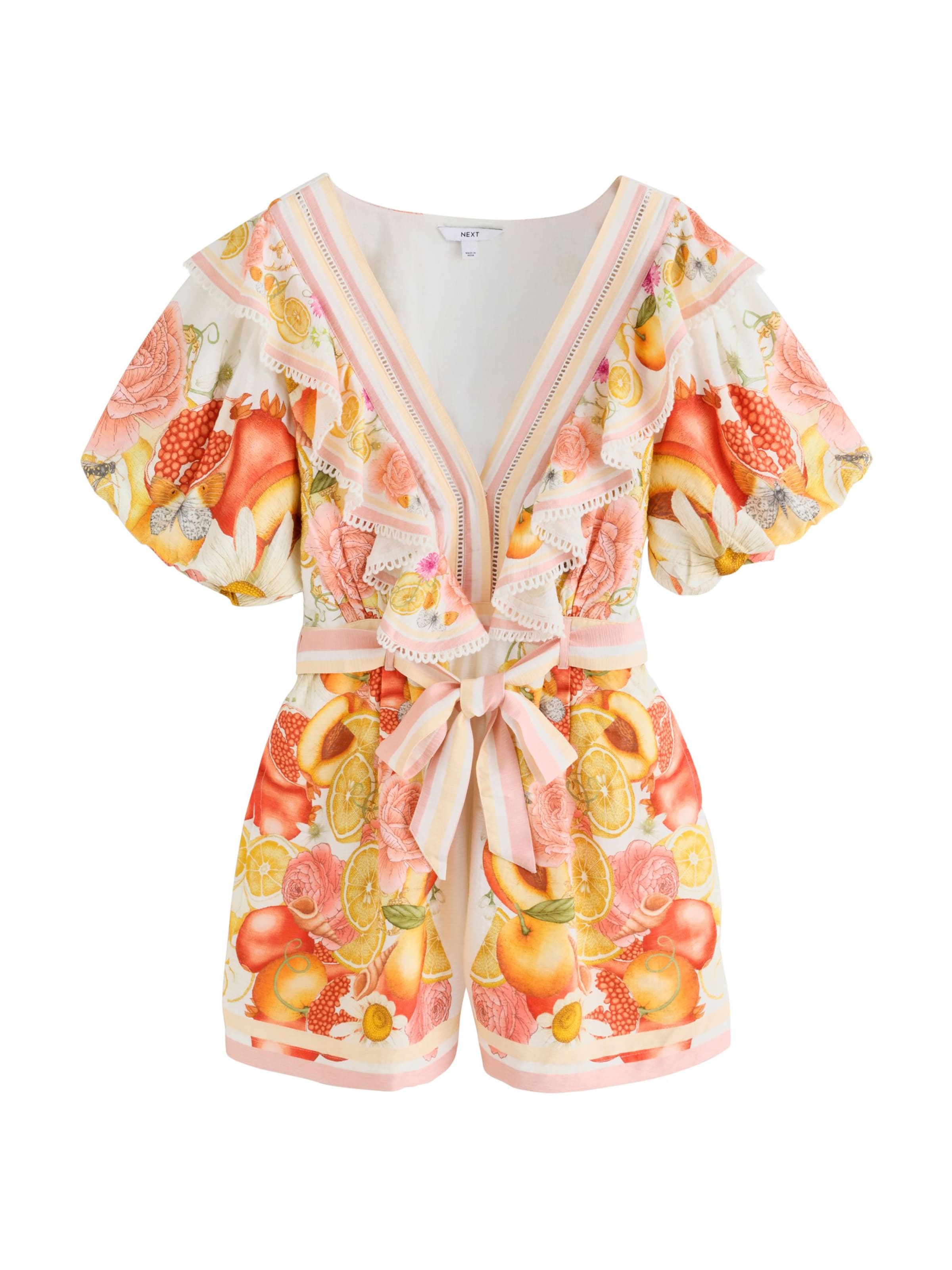 Next Jumpsuit in Beige: front