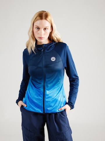 BIDI BADU Athletic Jacket in Blue: front