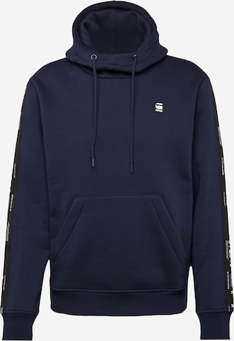 Sweat-shirt G-Star RAW en bleu : devant