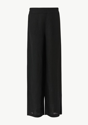 COMMA Wide Leg Hose in Schwarz