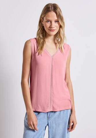 STREET ONE Top in Pink: front