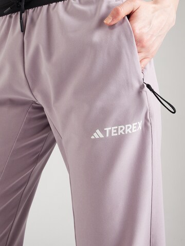 Regular Pantalon de sport 'Liteflex' ADIDAS TERREX en violet