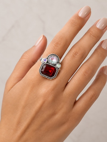 COLLEZIONE ALESSANDRO Ring 'Blinger' in Red