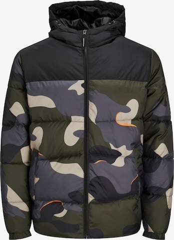 Jack & Jones Plus Winter jacket 'Chili' in Mixed colours: front