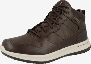 SKECHERS High-Top Sneakers 'Delson' in Brown: front