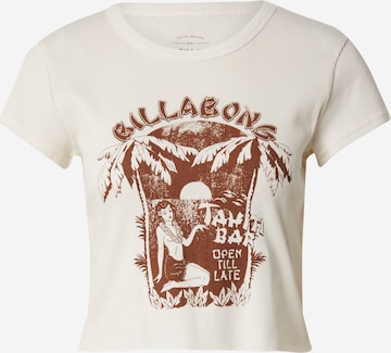 BILLABONG T-Shirt 'TAHITI BAR' in Beige: predná strana