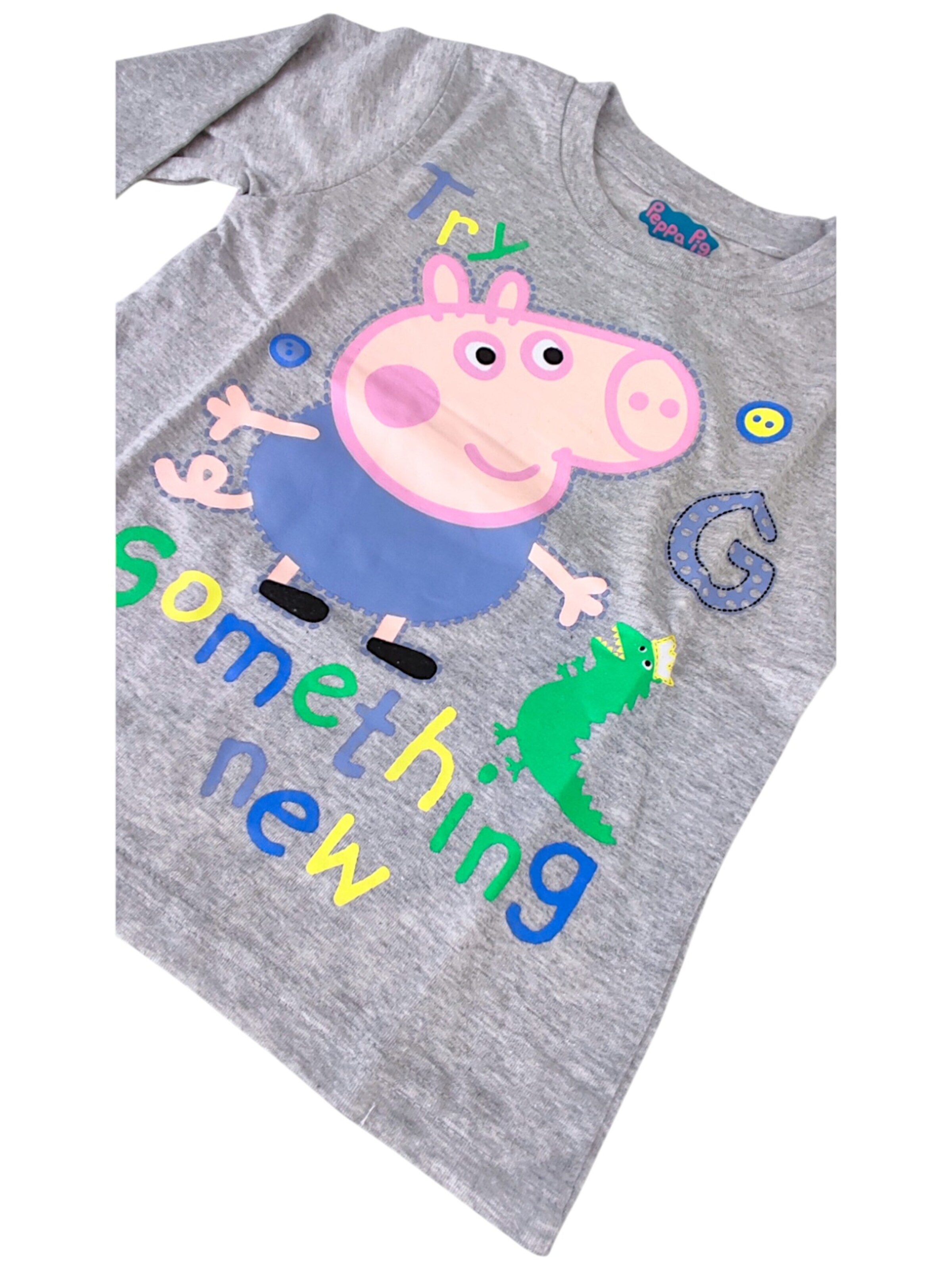 Peppa Pig Shirt 'George'‌‌‌ in Grau