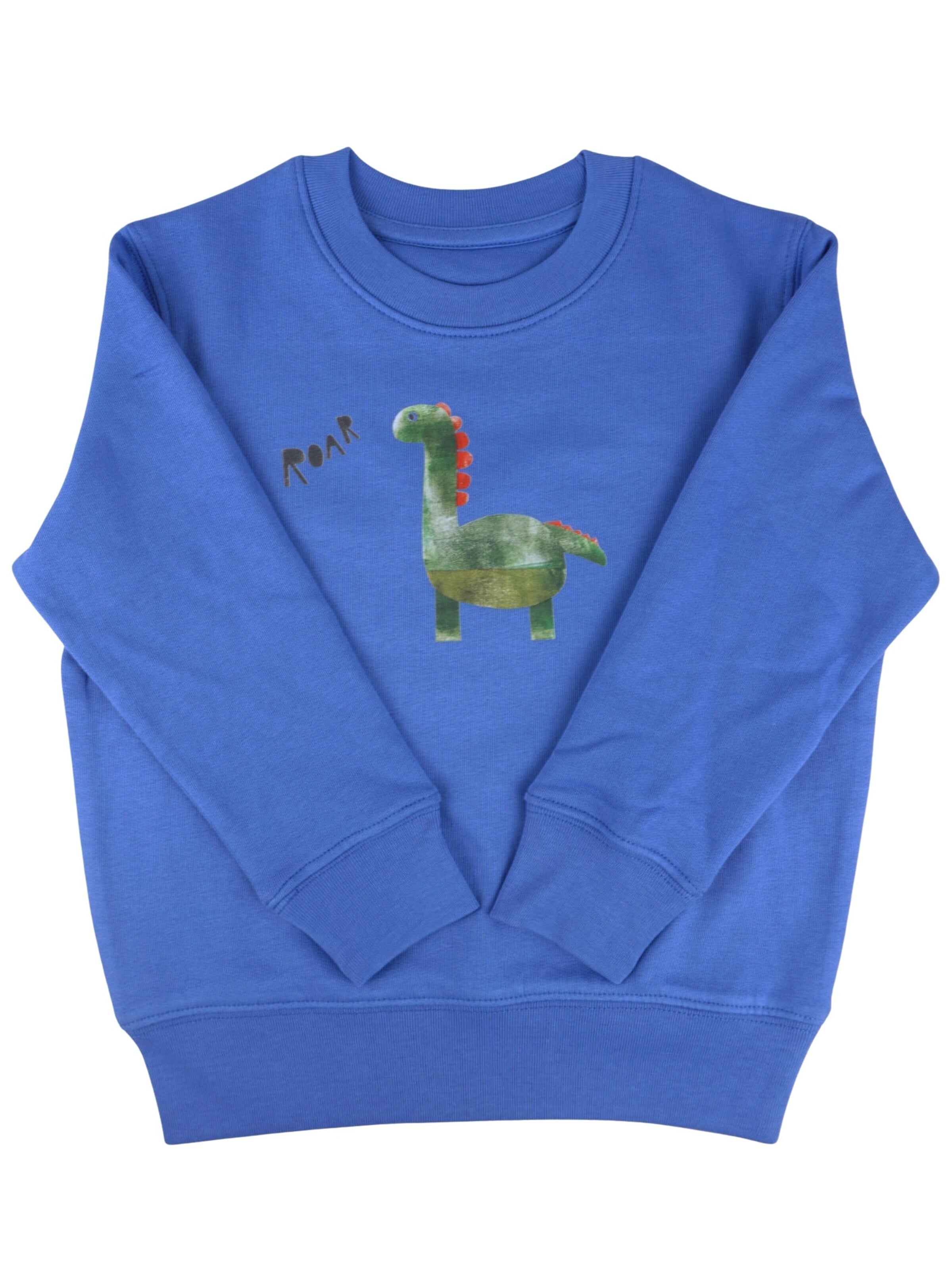 MelaDi Sweatshirt 'Dino'‌‌‌‌‌‌ in Blau: Vorderseite