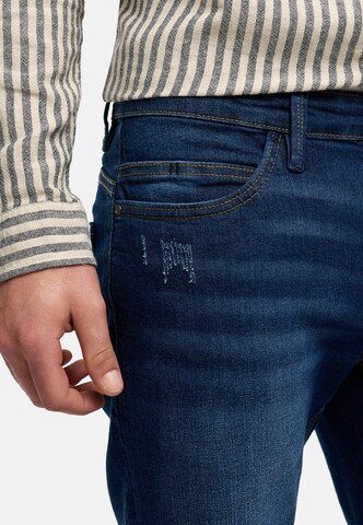 Coupe slim Jean 'Fly' INDICODE JEANS en bleu