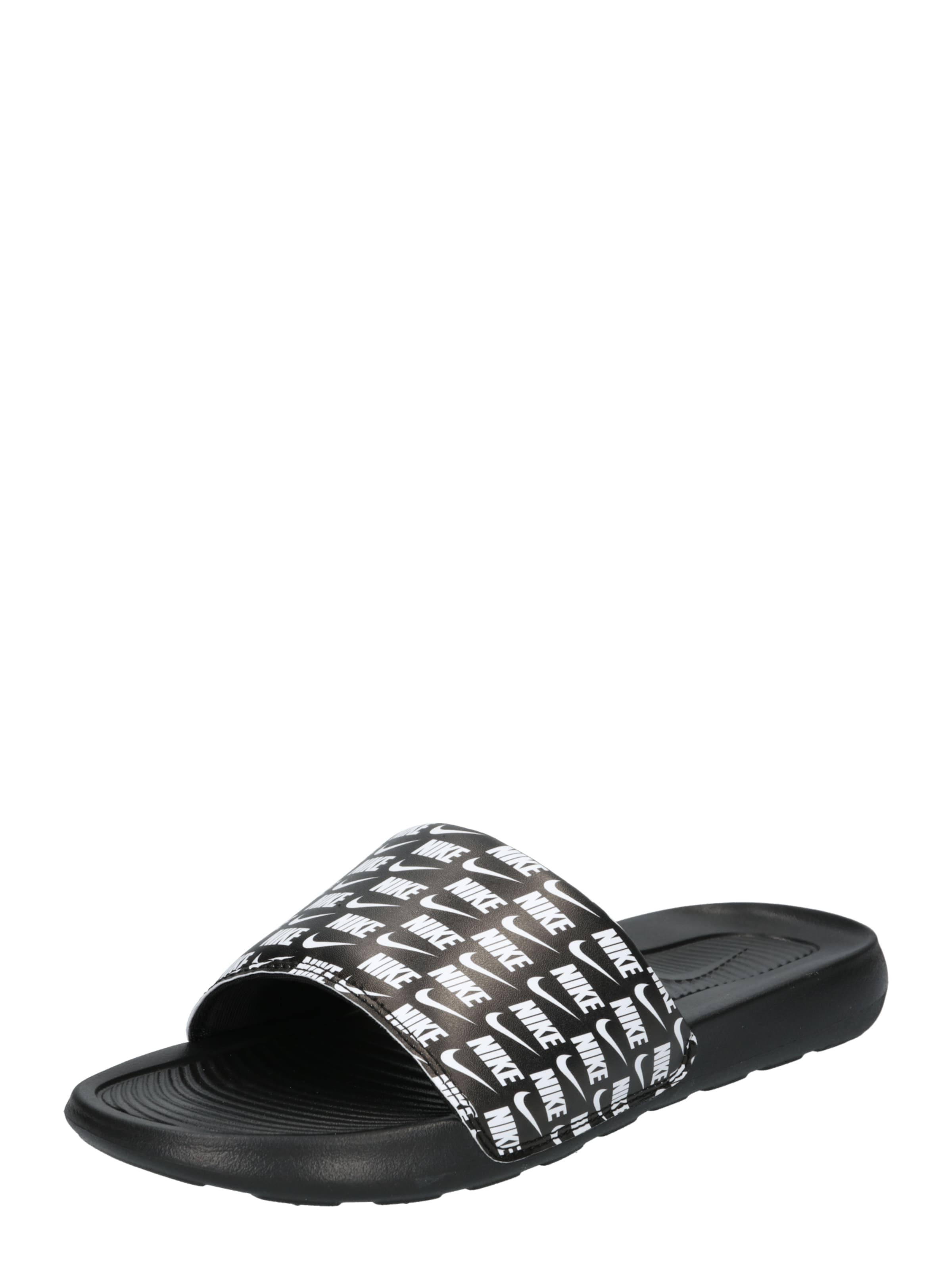 Nike Sportswear Pantolette 'VICTORI ONE in Schwarz: Vorderseite