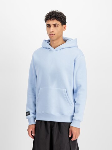 ALPHA INDUSTRIES Sweatshirt in Blue: front