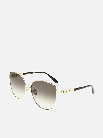 FERRAGAMO Sonnenbrille‌‌‌‌‌ in Gold: Vorderseite